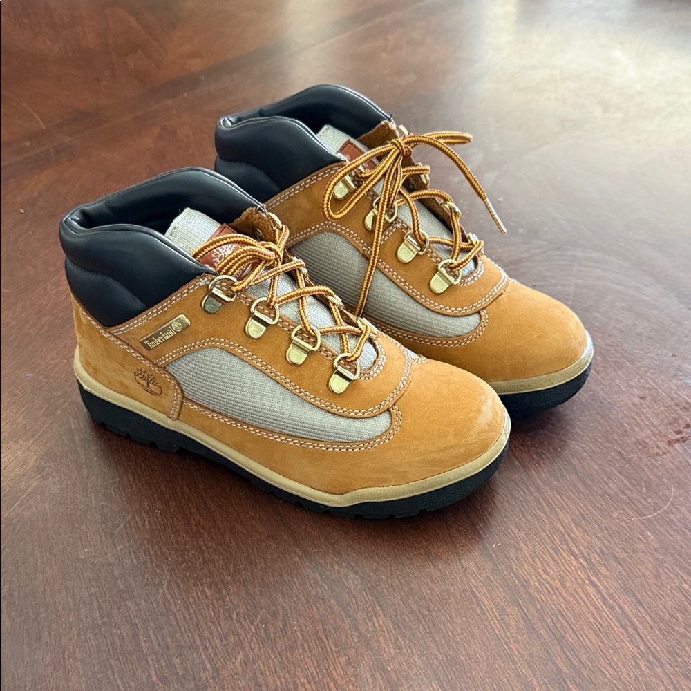 Timberland Kids Brown and Black Boots